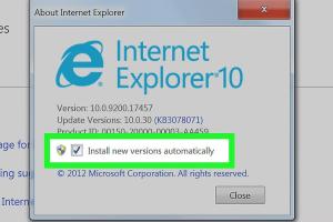 Mastering Updates: The Ultimate Guide to Updating Microsoft Internet Explorer