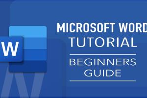 Mastering Microsoft Word: A Comprehensive Guide for Beginners