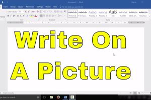 Mastering Text Overlay: How to Write on Pictures in Word Like a Pro