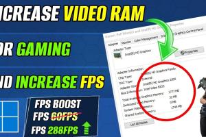 Boosting Performance: A Comprehensive Guide to Increasing Dedicated Video RAM on Windows Laptops with Intel Graphics
