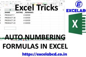 Mastering Auto-Numbering in Excel: 2 Simple Techniques for Effortless Data Management