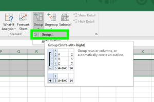 Mastering Excel: A Comprehensive Guide to Grouping and Outlining Data for Easy Row Management