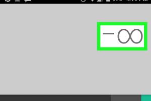 Mastering Negative Infinity Input on Android: Google, Desmos, and More