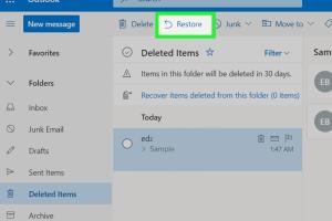 Ultimate Guide to Easily Restore Deleted Emails from Hotmail/Outlook