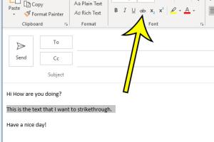 Mastering Strike Through Text in Outlook Emails: A Comprehensive Guide