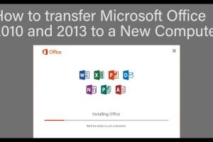A Comprehensive Guide to Seamlessly Transferring MS Office to Your New Computer