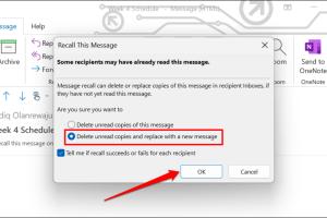 Mastering Outlook: How to Unsend a Message and Easily Recall or Replace Emails